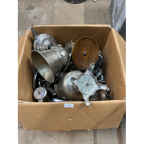 303 - A large quantity of silver plated ware and other metalware