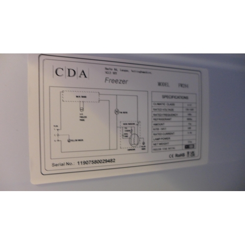 4072 - CDA  Integrated Under Counter Freezer - model no. -FW284, Original RRP £463.33 inc Vat (463-191) *Th... 