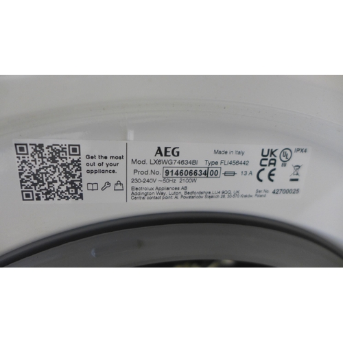 4075 - AEG 7kg Integrated Washer Dryer - Model LX6wG74634BI, Original RRP £666.66 inc Vat (463-138) *This l... 