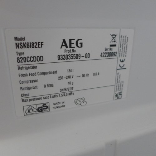 4078 - AEG Optispace Built Under Fridge - Model NSK6182EF, Original RRP £374.99 inc Vat (463-74) *This lot ... 