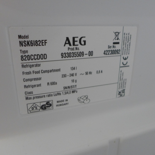 4078 - AEG Optispace Built Under Fridge - Model NSK6182EF, Original RRP £374.99 inc Vat (463-74) *This lot ... 