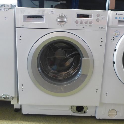 4081 - CDA Fully Integrated Washer (8kg) - model no. - CI381, Original RRP £469.17 inc Vat (463-41) *This l... 