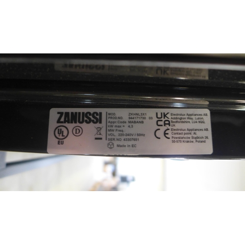 4092 - Zanussi Built In FanCook Double Oven - model no. -ZKHNL3X1, Original RRP £382.5 inc Vat (463-169) *T... 