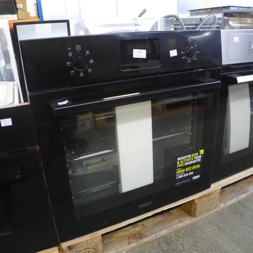 4097 - Zanussi Single Multifunction Oven ( Transit Damaged) - Model ZOHNX3K1, Original RRP £265.83 inc Vat ... 