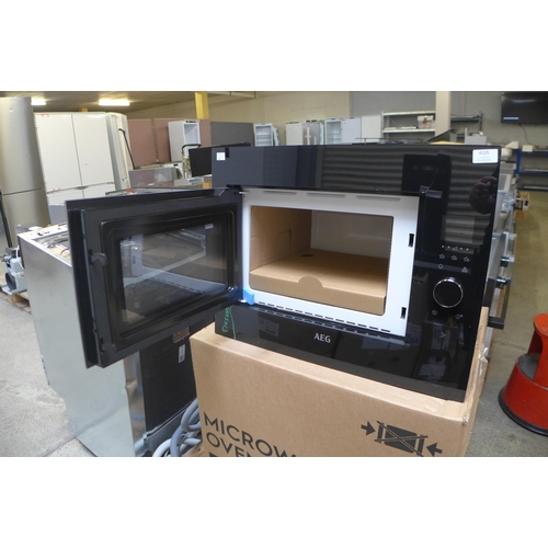 4105 - AEG Microwave ( Cracked Casing ) - model no. - MBE2658SEB, Original RRP £399.17 inc Vat (463-64) *Th... 