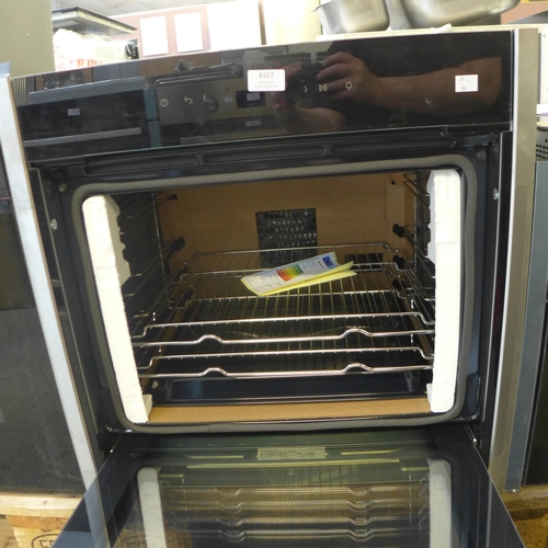 4107 - Neff single Oven With Slide n Hide Door - Model B54CR71NOB (463-28) *This lot is subject to Vat