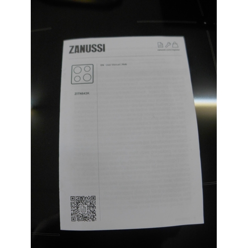 4110 - Zanussi Hob2Hood Induction Hob - model no. -ZITN643K, Original RRP £249.17 inc Vat (463-124) *This l... 