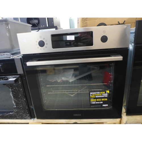 4112 - Zanussi Single Pyrolytic Oven  - Stainless Steel - Model ZOPNX6XN , Original RRP £440.84 inc Vat (46... 