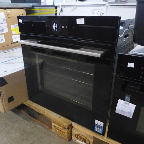 4117 - Bosch Serie 8 Pyrolytic Single Oven with Home Connect - Model HBG7741B1B, Original RRP £890.84 inc V... 