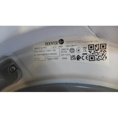 4128 - Hoover  11kg Freestanding Washing Machine - Model HWB411AMC, Original RRP £457.5 inc Vat (463-187) *... 