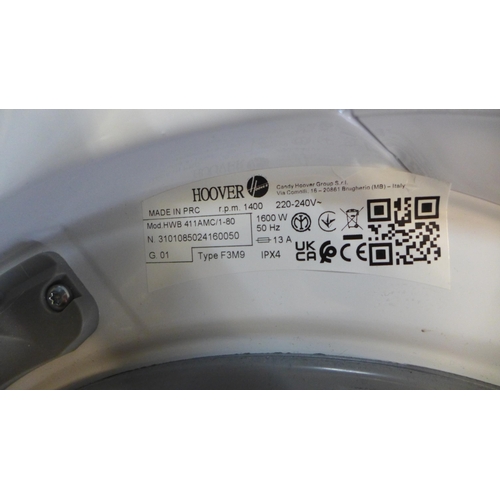 4128 - Hoover  11kg Freestanding Washing Machine - Model HWB411AMC, Original RRP £457.5 inc Vat (463-187) *... 