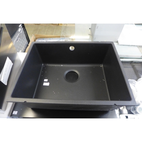 4132 - Minorca Composite 1.0 Bowl RVS Sink - model no. -BL467778, Original RRP £257.5 inc Vat (463-176) *Th... 