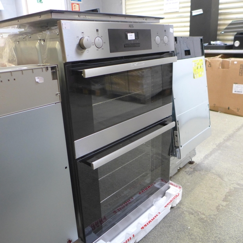 4140 - AEG Built In Double Oven  - model no. - DEB331010M, Original RRP £557.5 inc Vat (463-38) *This lot i... 