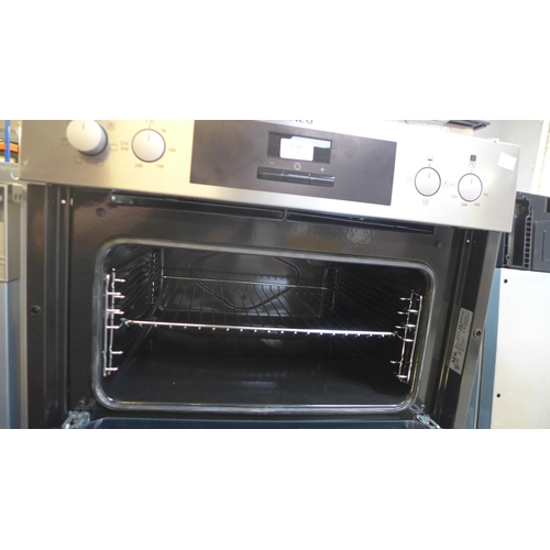 4140 - AEG Built In Double Oven  - model no. - DEB331010M, Original RRP £557.5 inc Vat (463-38) *This lot i... 