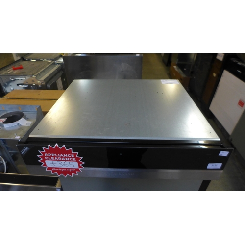 4143 - Bosch Serie 8 Warming Drawer - model no. - BIC630NS1B, Original RRP £407.5 inc Vat (463-86) *This lo... 