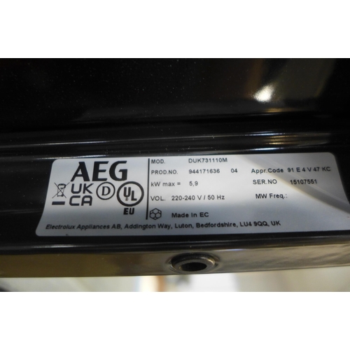 4151 - AEG Built In Double Oven ( Transit Damaged) - model no. - DEB331010M, Original RRP £557.5 inc Vat (4... 