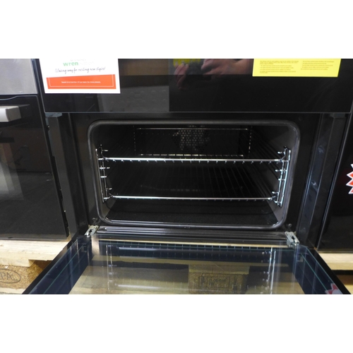 4151 - AEG Built In Double Oven ( Transit Damaged) - model no. - DEB331010M, Original RRP £557.5 inc Vat (4... 