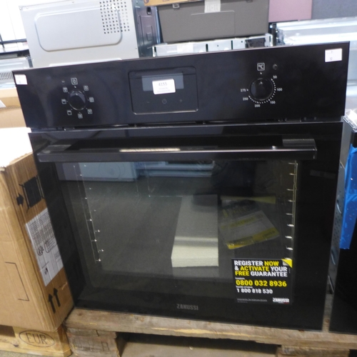 4155 - Zanussi Single Multifunction Oven - Model ZOHNX3K1, Original RRP £265.83 inc Vat (463-37) *This lot ... 