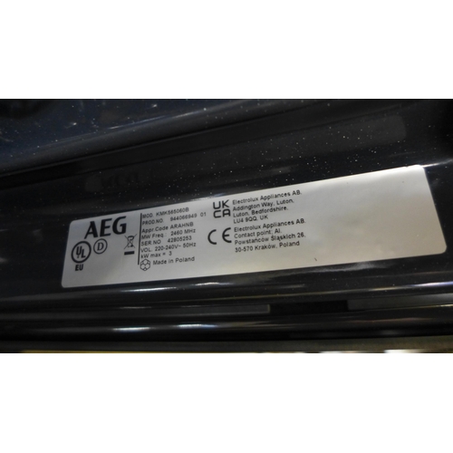 4156 - AEG Compact Multifunction Oven with Microwave ( Transit Damaged) - Black , Original RRP £720.5 inc V... 