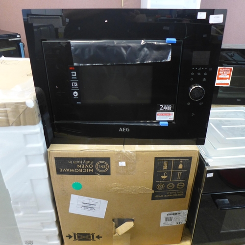 4166 - AEG Microwave - model no. -MBE2658SEB, Original RRP £399.17 inc Vat (463-163) *This lot is subject t... 