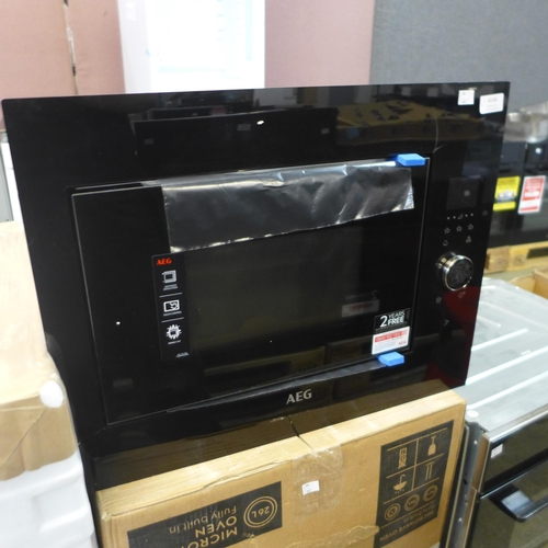 4166 - AEG Microwave - model no. -MBE2658SEB, Original RRP £399.17 inc Vat (463-163) *This lot is subject t... 