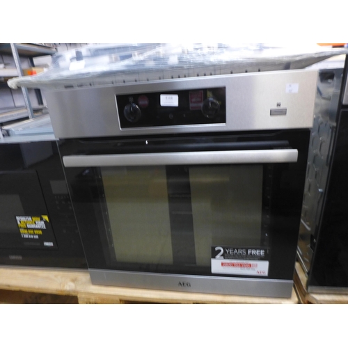 4168 - AEG Multifunction Oven - model no. -BES355010M, Original RRP £340.83 inc Vat (463-147) *This lot is ... 