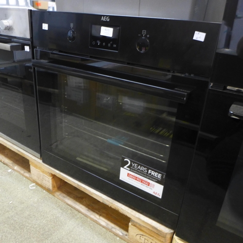 4171 - AEG Single Multifunction Oven - Model BE8335061B, Original RRP £457.5 inc Vat (463-49) *This lot is ... 