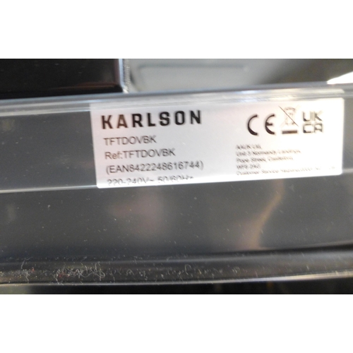 4173 - Karlson Double Oven - Model TFTDOVBK, Original RRP £998.33 inc Vat (463-50) *This lot is subject to ... 