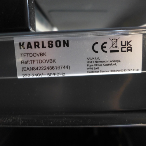 4173 - Karlson Double Oven - Model TFTDOVBK, Original RRP £998.33 inc Vat (463-50) *This lot is subject to ... 