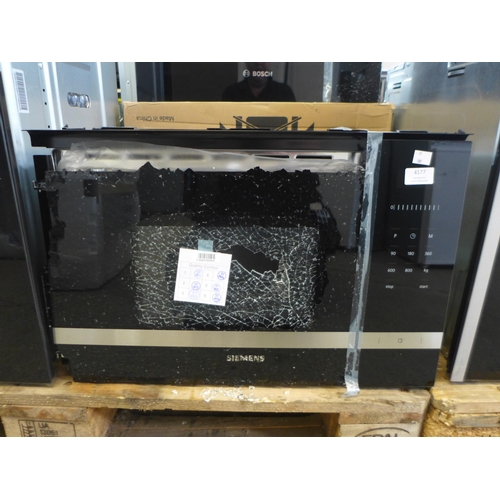 4177 - Bosch Serie 4 Wall Microwave ( Damaged) - model no. - BFL523MS0B, Original RRP £332.5 inc Vat (463-1... 