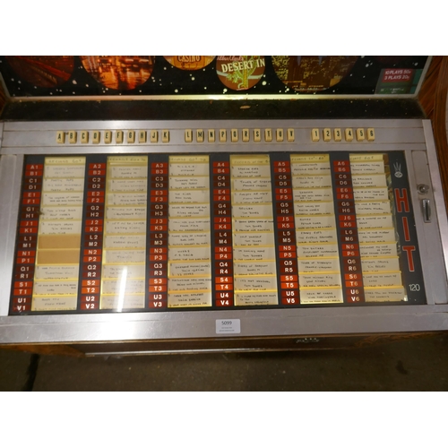 5099 - A NSM hit 120 jukebox
(failed the PAT test due to damaged on junction box to side of jukebox and dam... 