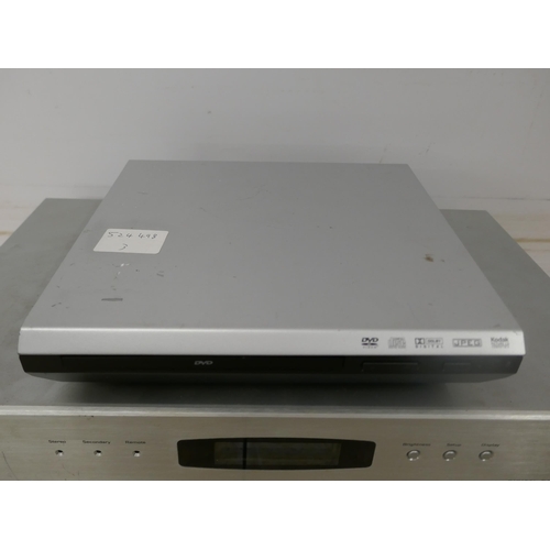 5108 - A Toshiba DVD player, a Pure DRX-701ES digital radio tuner and a Kodak DVD player