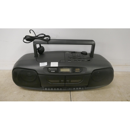 5110 - A Panasonic RX-DT401 stereo CD system, a Phillips AZ1003 CD player, a Sony LFS-W305 stereo cassette ... 