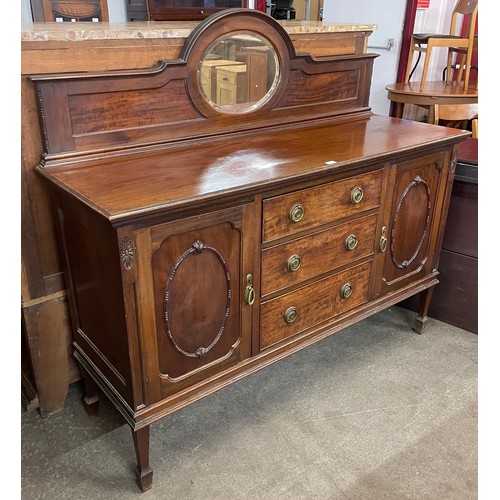 149 - A Edward VII mahogany mirrorback sideboard