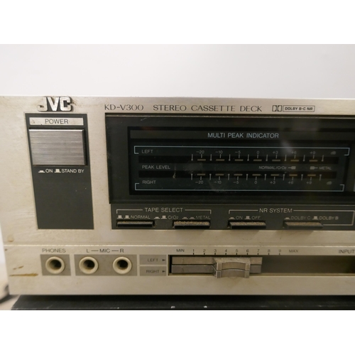 5111C - A quantity of stereo equipment including a Cambridge Audio Azur 540A integrated amplifier, a JVC KD-... 