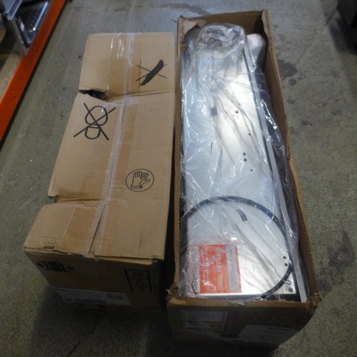 4061 - CDA Canopy Hood Extractor, Zanussi  Screen Hood - model no. - ZFV916Y (463-77, 139) *This lot is sub... 