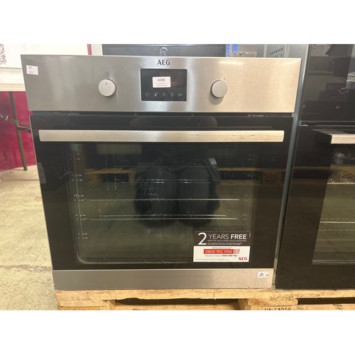 4088 - AEG Single Pyrolytic Oven with SteamBake - Model BPS355061M, Original RRP £607.5 inc Vat (463-173) *... 