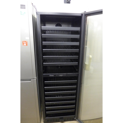 5122 - A Vinotemp thirteen drawer wine cooler, measures 175cm x 59cm x 67cm