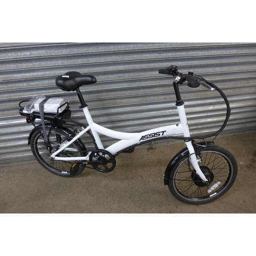 5142 - An Assist aluminium electric bike with charger, keys and battery