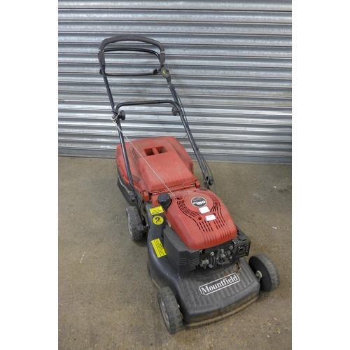 5144 - A Mountfield RV150 petrol driven lawn mower with collection box