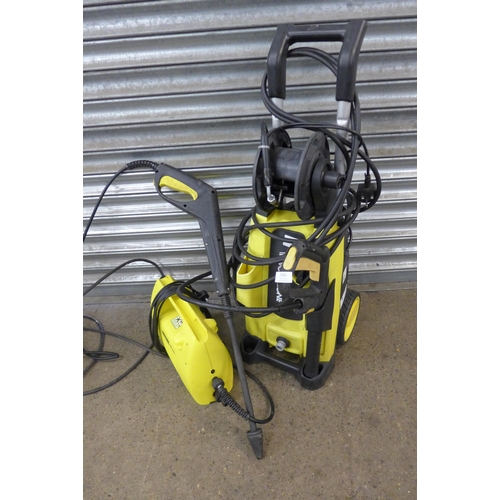 5281 - A Karcher KB-1010 jet wash and a Work Zone jet wash RRKW pressure washer