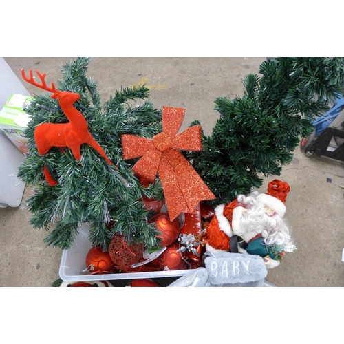 5306 - A large collection of christmas decorations