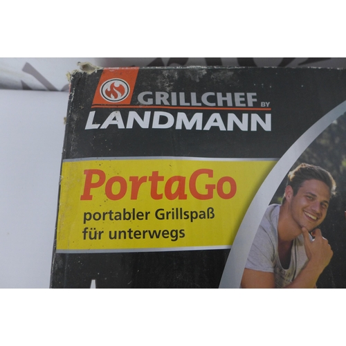 5308 - A Grillchef Landmann portable charcoal grill