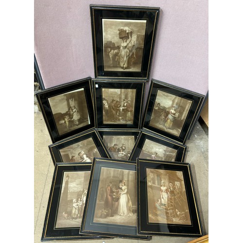 397 - A set of ten Cries of London prints, framed