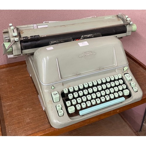 361 - A Hermes Ambassador Scientific typewriter