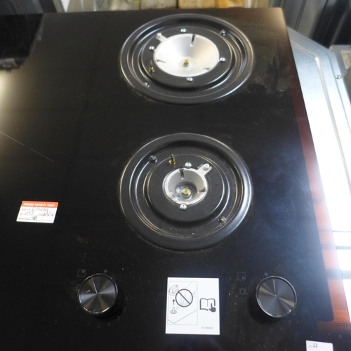 4024 - AEG Dual Fuel Hob - Model B95523NB, (Hob caps missing) Original RRP £815.84 inc Vat (463-78) *This l... 