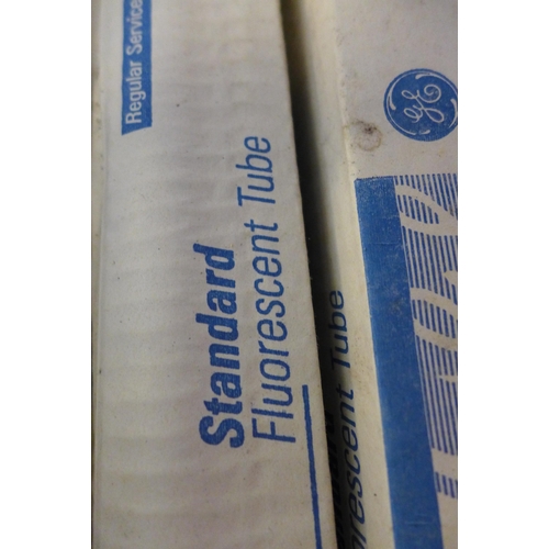 5153 - Two boxes of Phillips Master 50 TL-D/830 fluorescent tube lights, a box of Sylvania standard F65/8W/... 