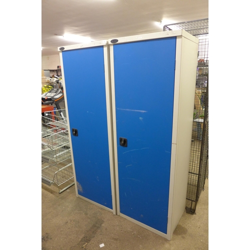 5197 - 2 x 6ft metal lockers, no keys