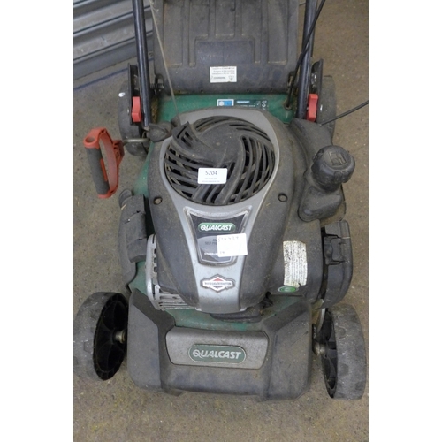 5204 - A Qualcast XSZ460-SD 46cm self propelled petrol driven lawn mower with a Briggs and Stratton engine ... 