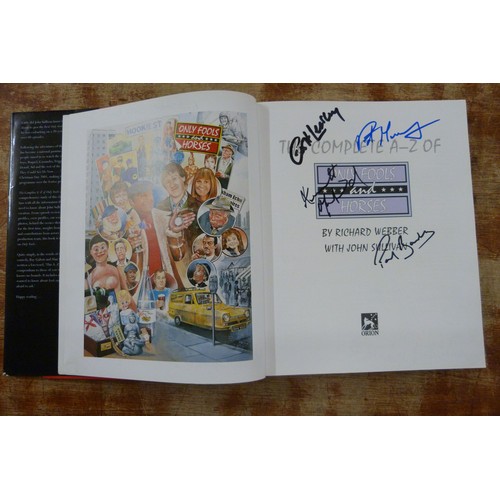 661 - An Only Fools and Horses book with many signatures including John Sullivan, Kenneth McDonald x2, Rog... 